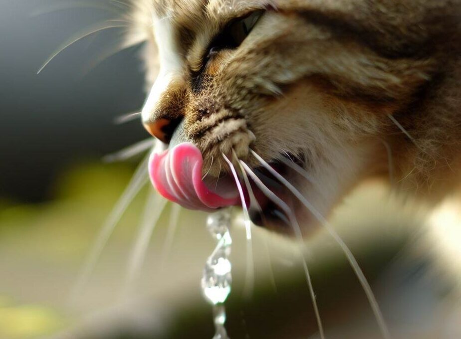 Célébrité : Le chat qui vomit de l'eau