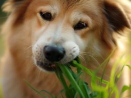 Célébrité canine "Chien qui mange de l'herbe" : Une Star Adorée de Ses Fans