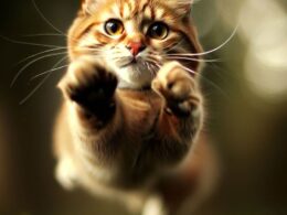 Célébrité du "chat qui saute" : Le Phénomène Adoré de Ses Fans