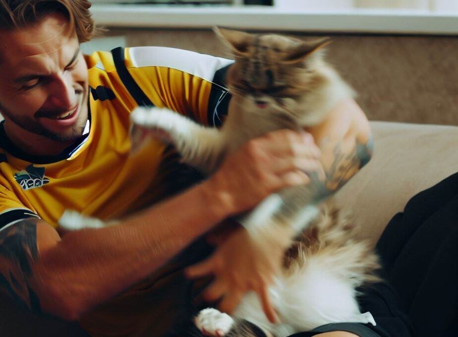 Vidéo du footballeur qui maltraite son chat : Une fausse accusation qui nuit à sa réputation