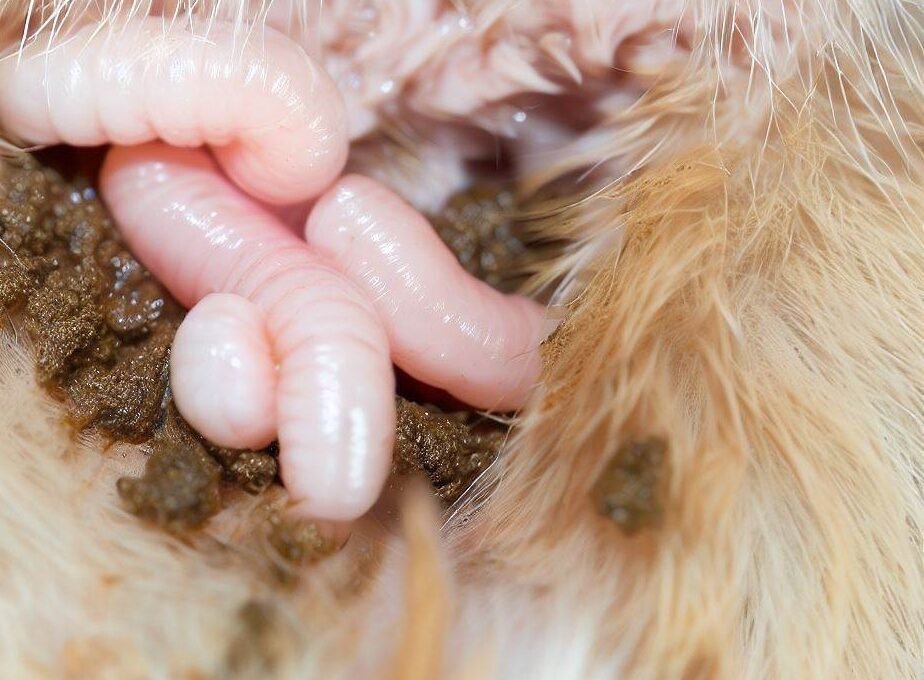 Wann werden Würmer nach Wurmkur ausgeschieden? Katze