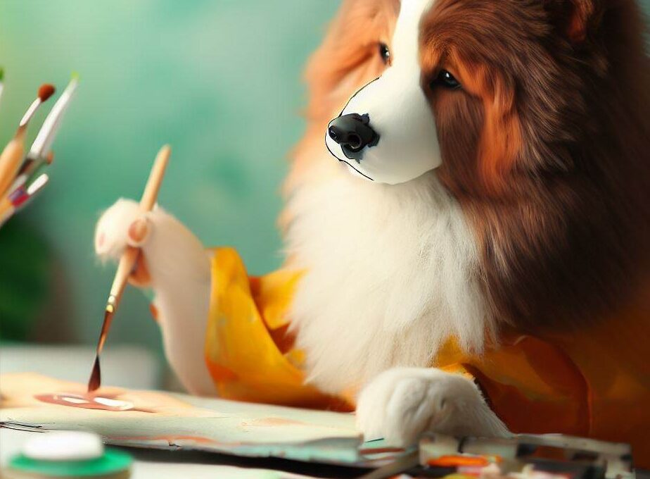 Wie malt man einen Hund?