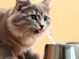 Wie viel trinkt eine Katze am Tag?